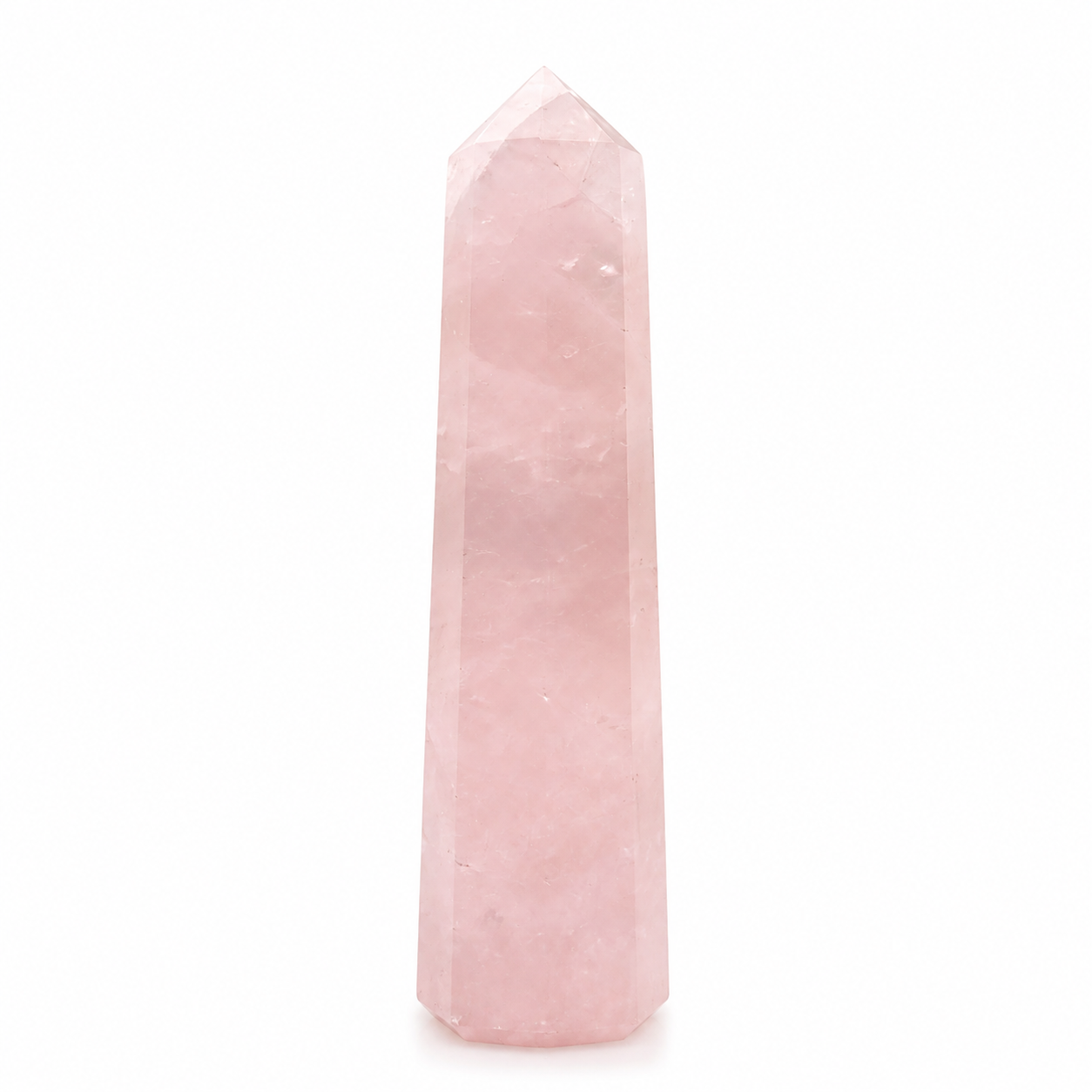 Natural Rose Quartz Tower