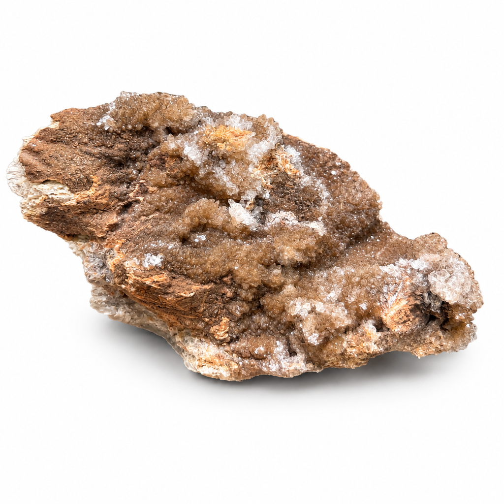 Brown Druzy Crystal Specimen