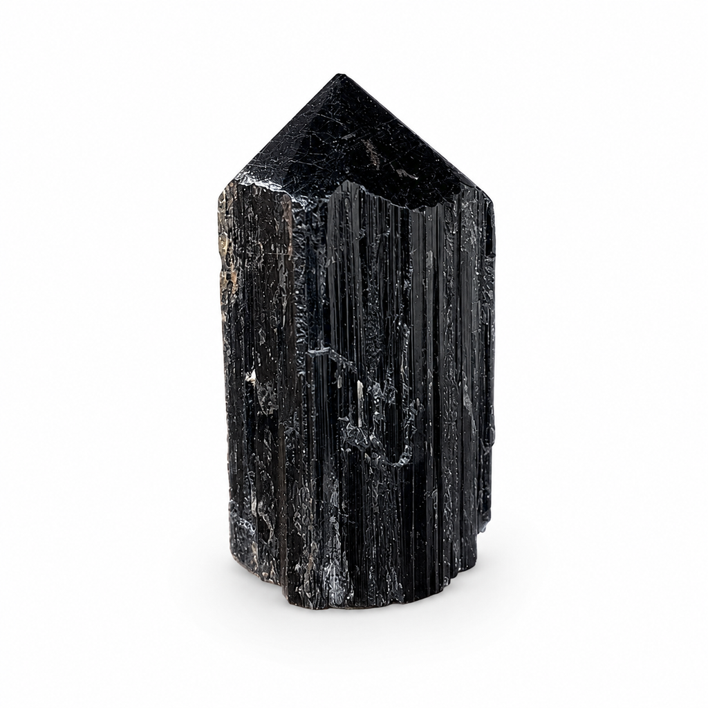 Black Tourmaline Crystal Point
