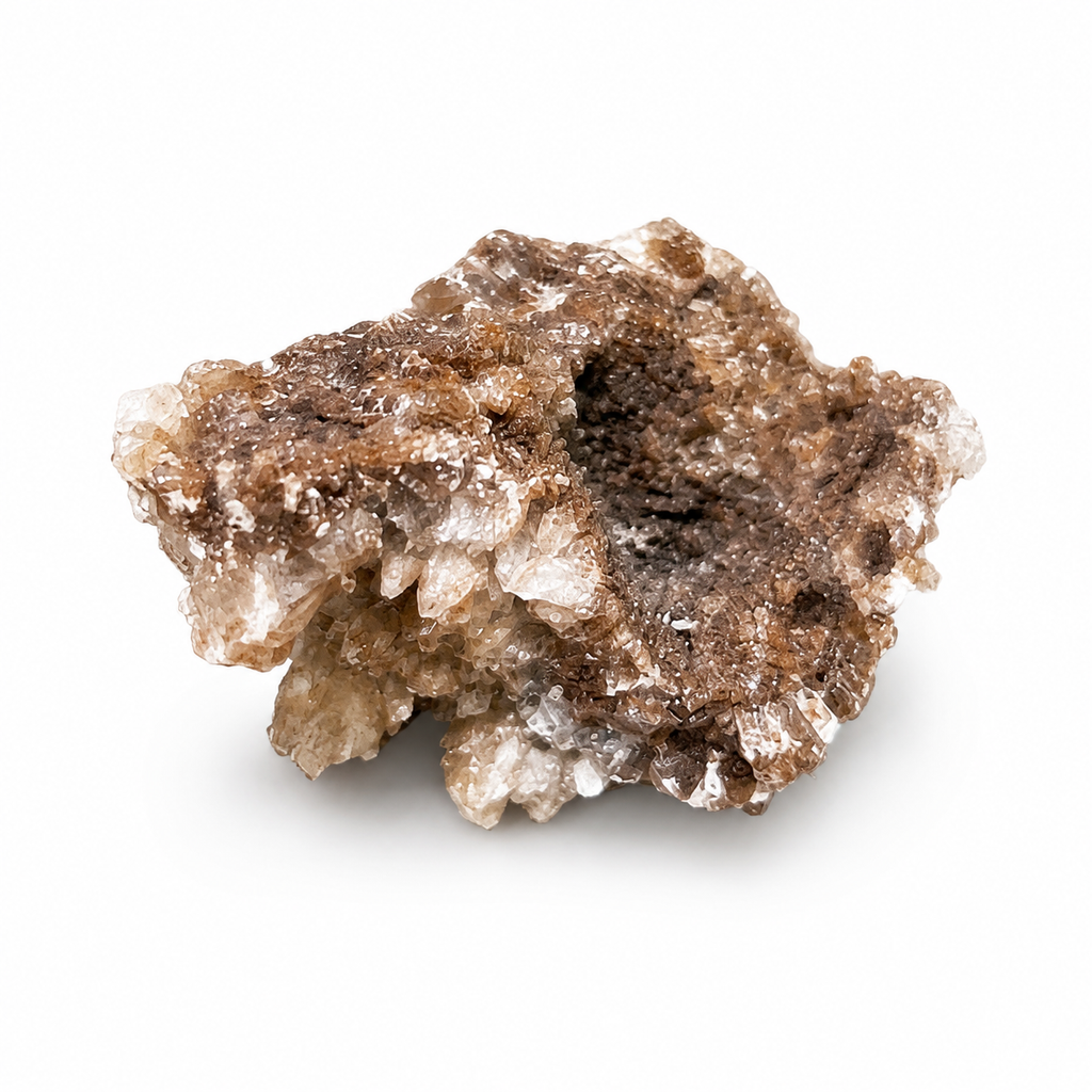 Brown Druzy Crystal Cluster