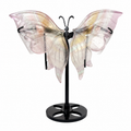 Fluorite Crystal Butterfly on Stand