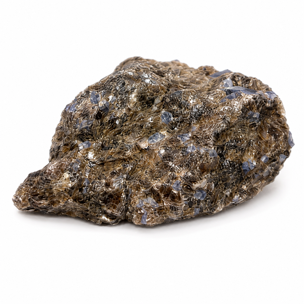 Blue Kyanite in Mica Matrix