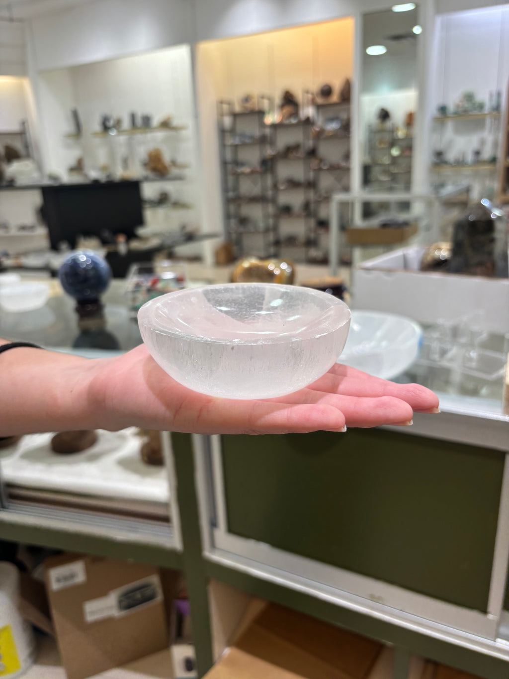 Selenite Charging Bowl 4”