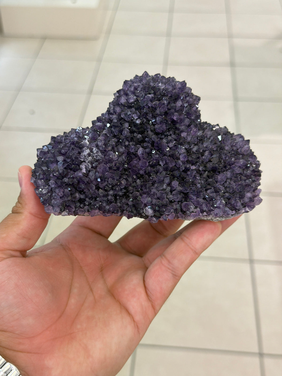 Stalactite Flower Grape Amethyst Cluster