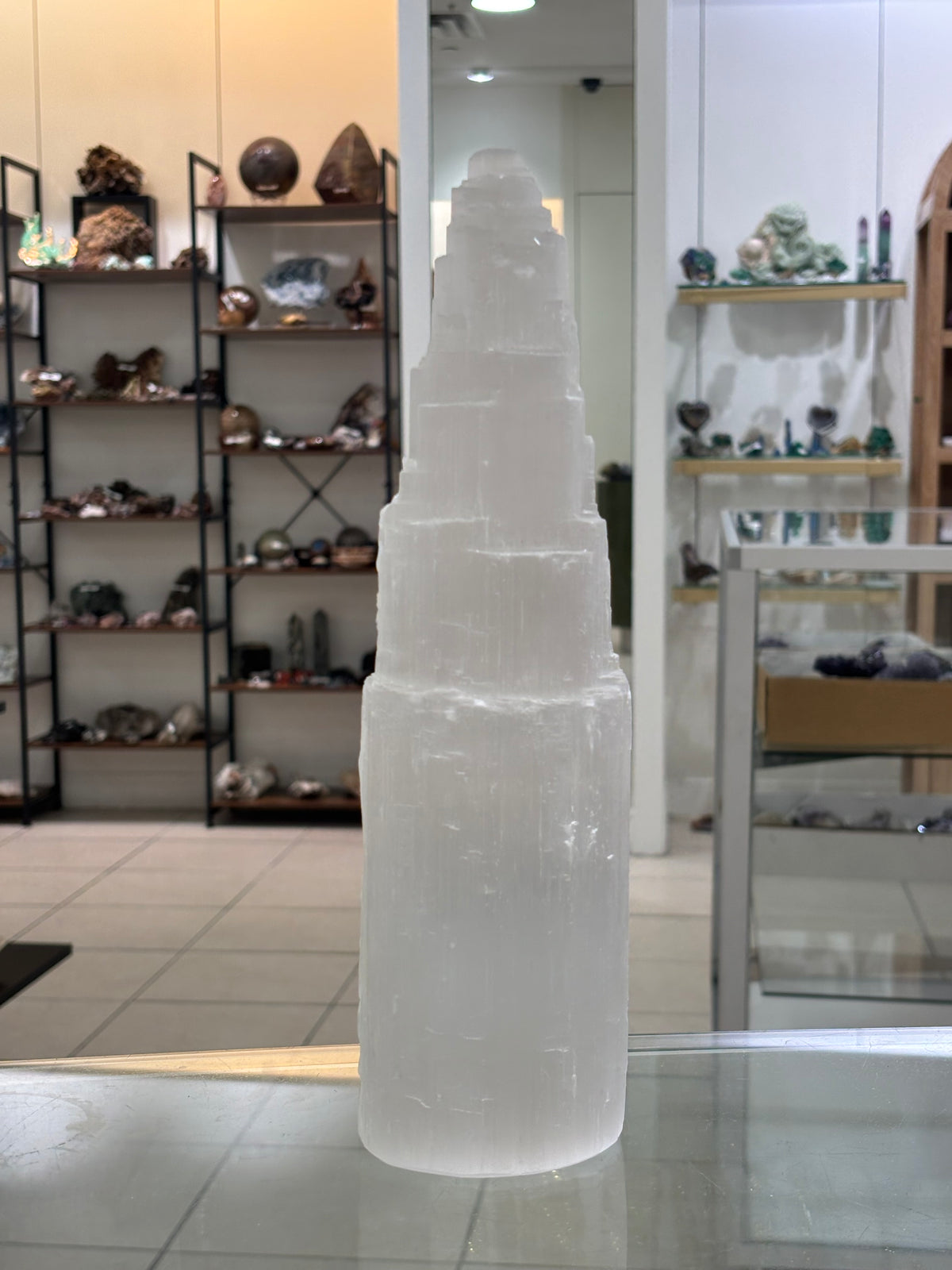 Selenite Tower 12”