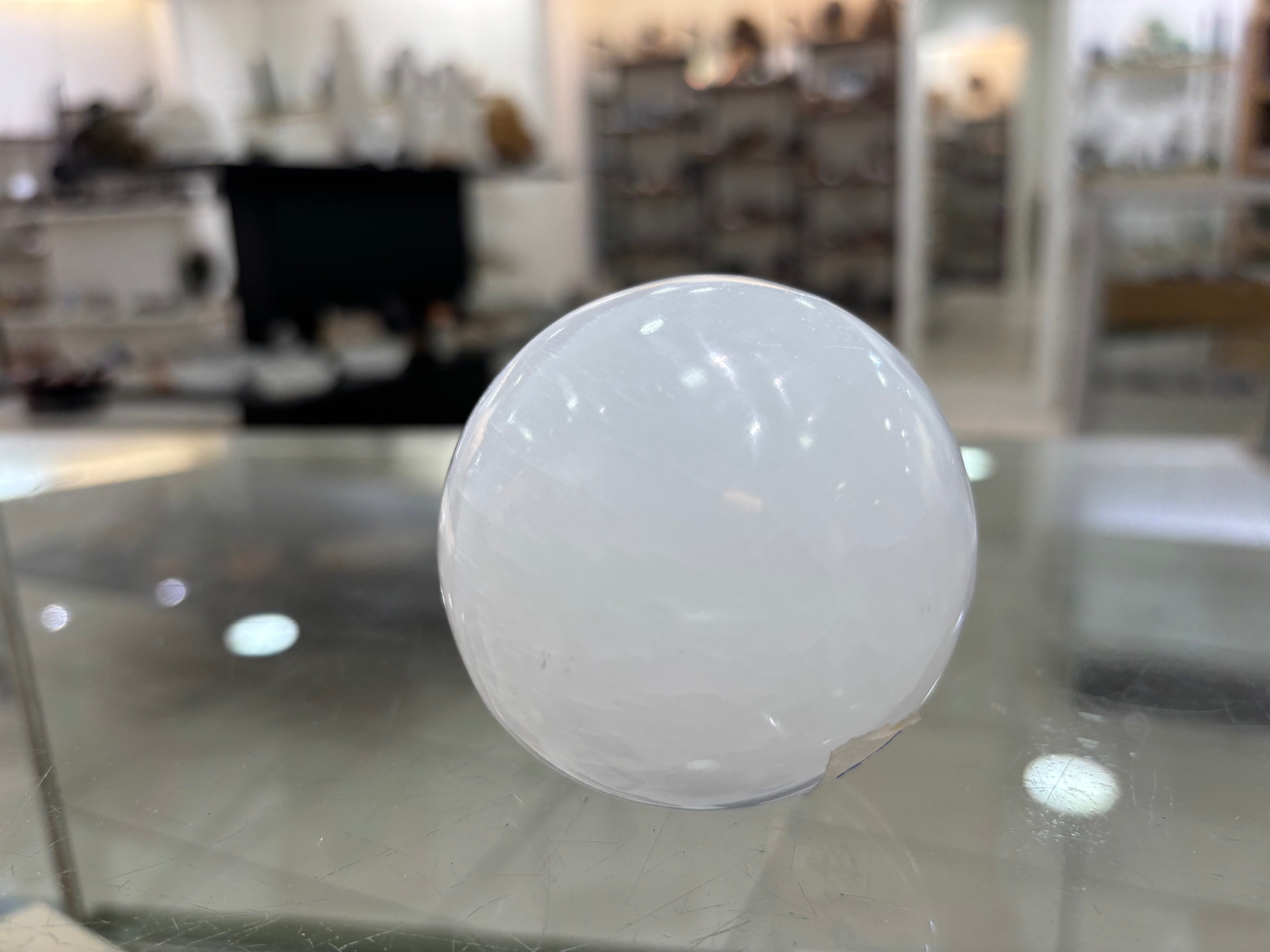 Selenite Sphere 6”
