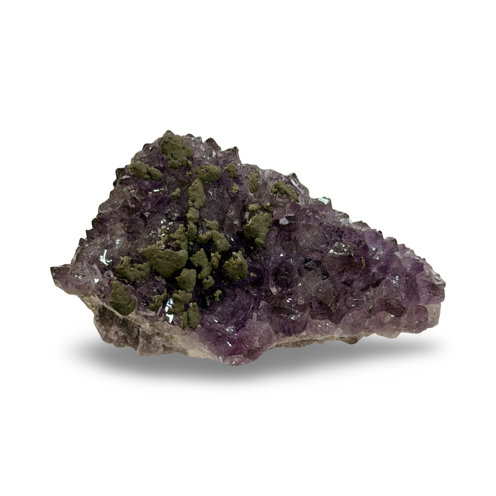 Amethyst Over fluorite Nigeria