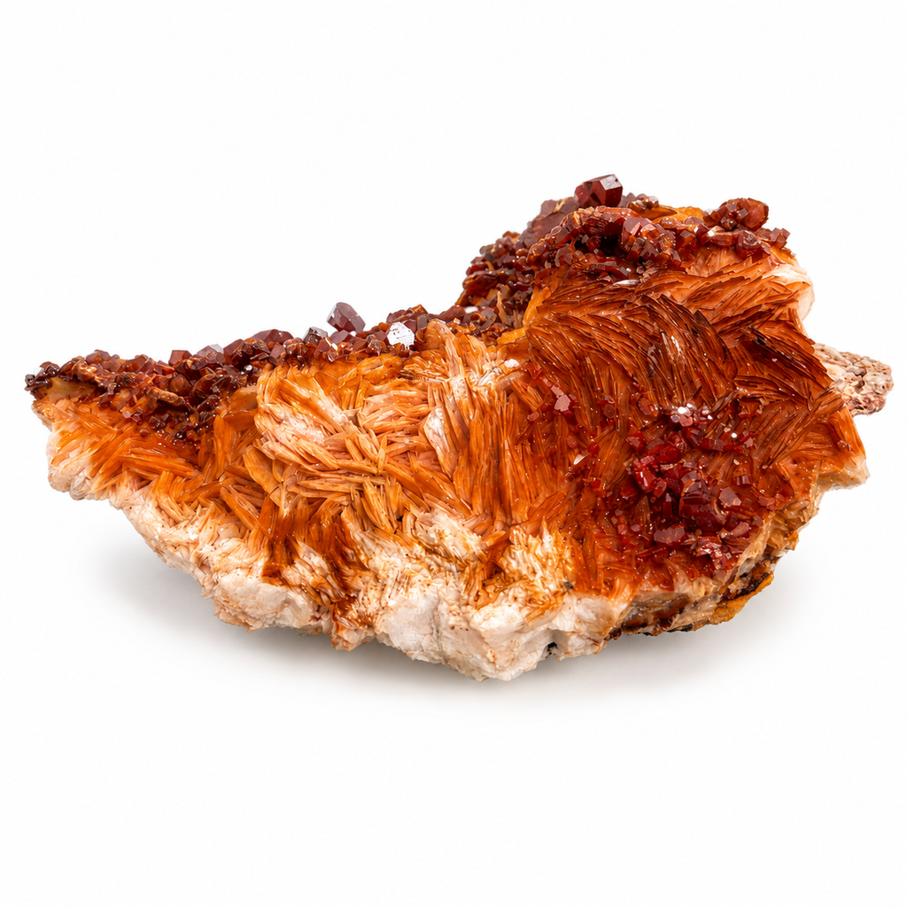 Vanadinite on Barite