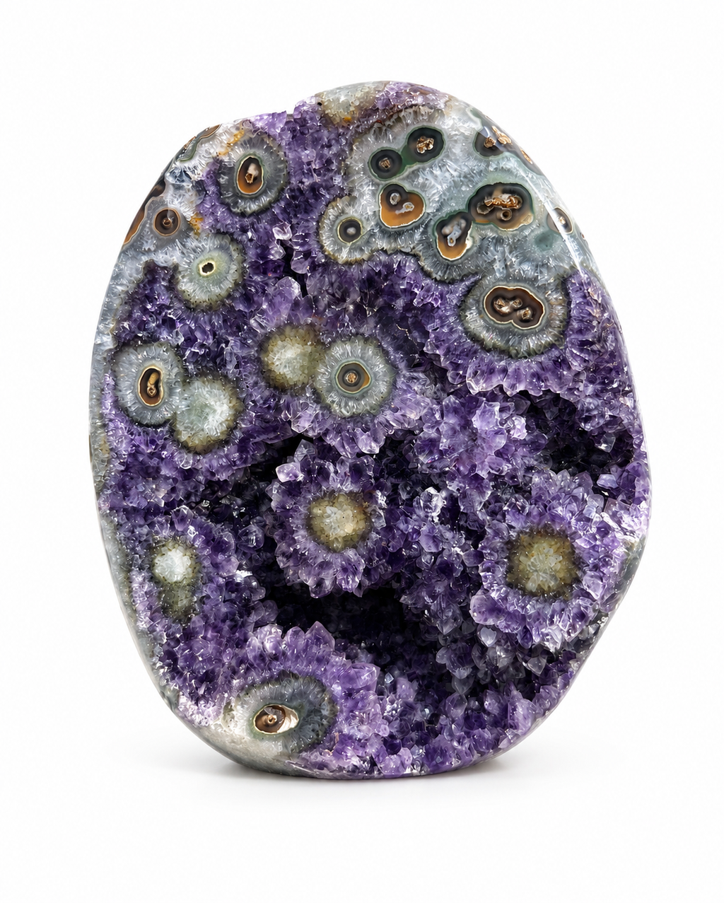 Amethyst Flower Agate Freeform
