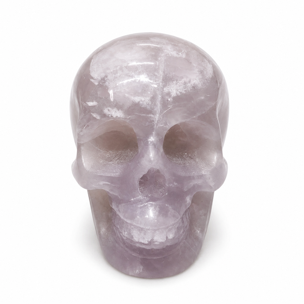 Banded Fluorite Crystal Skull