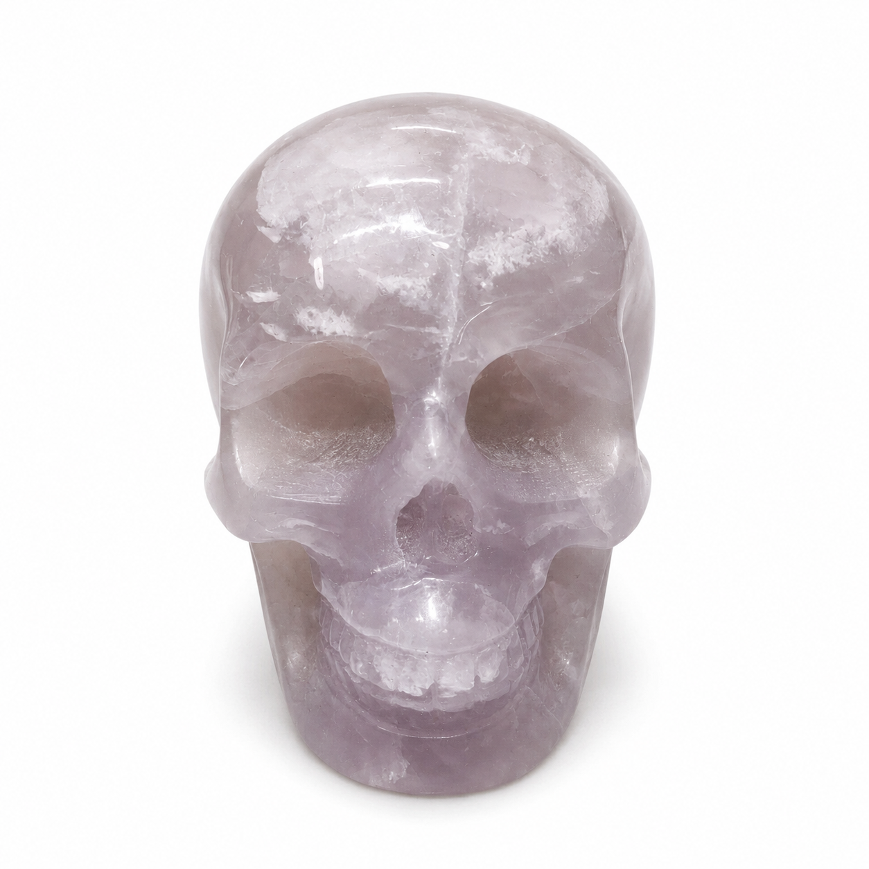 Banded Fluorite Crystal Skull