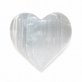 Natural Polished Selenite Heart