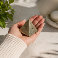 Natural Peruvian Pyrite Pyramid – Hand-Carved Huanzala Pyrite