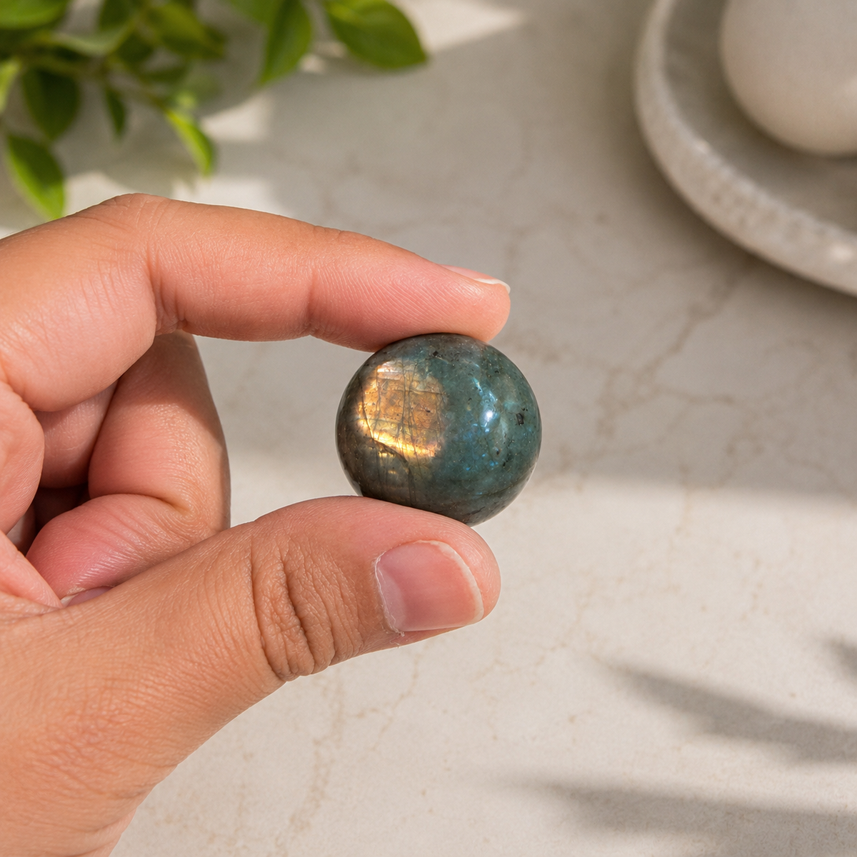 Polished Labradorite Tumbled Stone