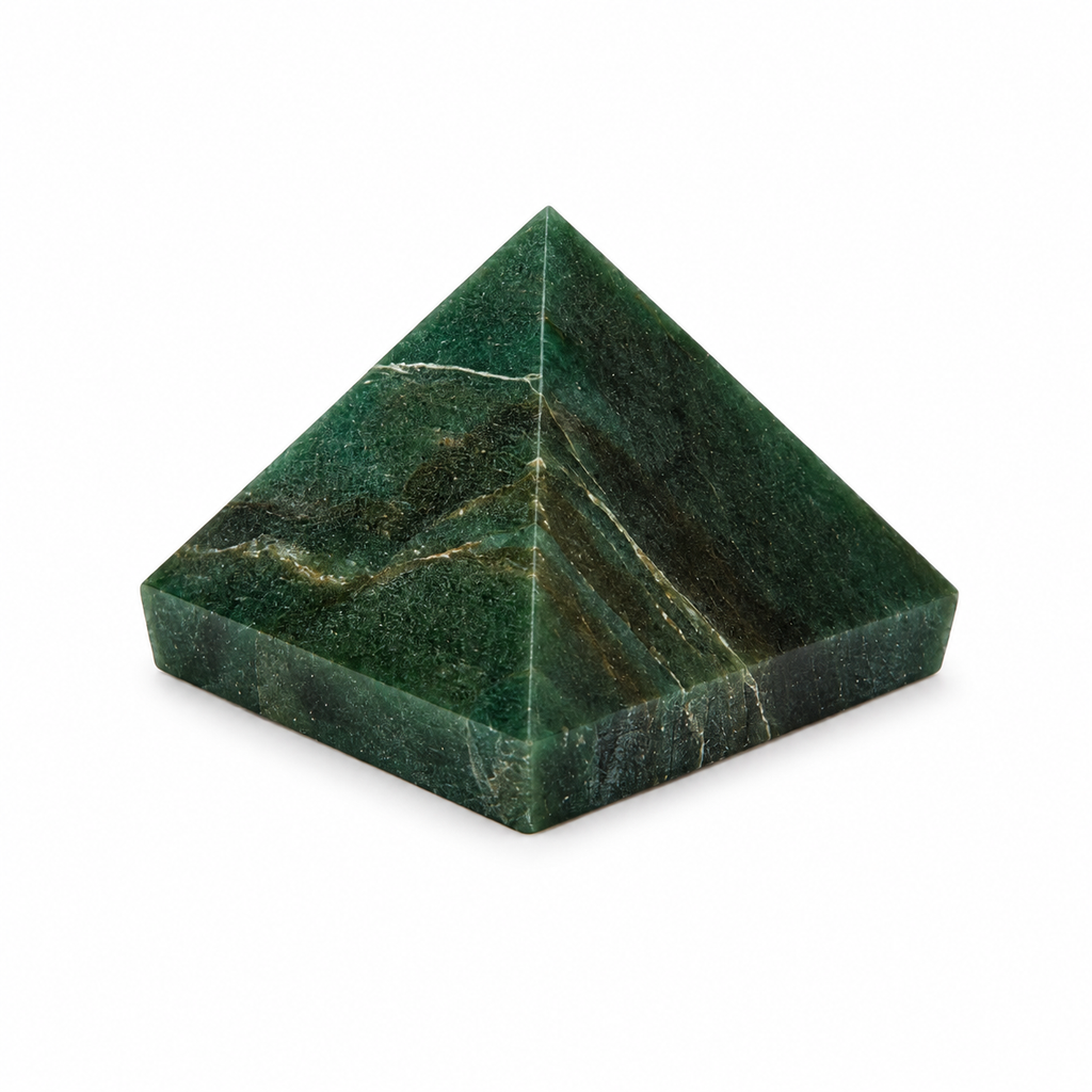 Natural Green Aventurine Pyramid from Brazil