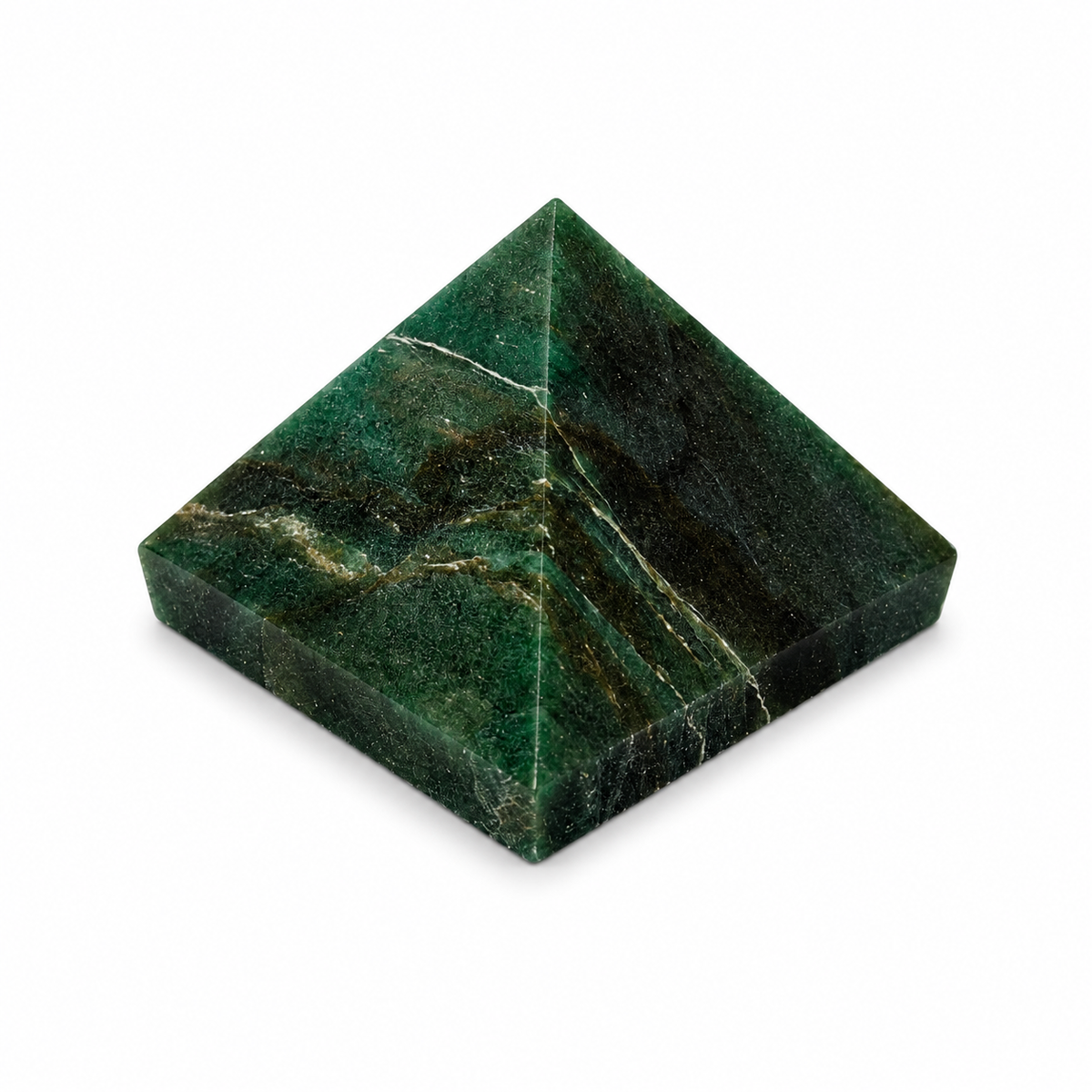 Natural Green Aventurine Pyramid from Brazil