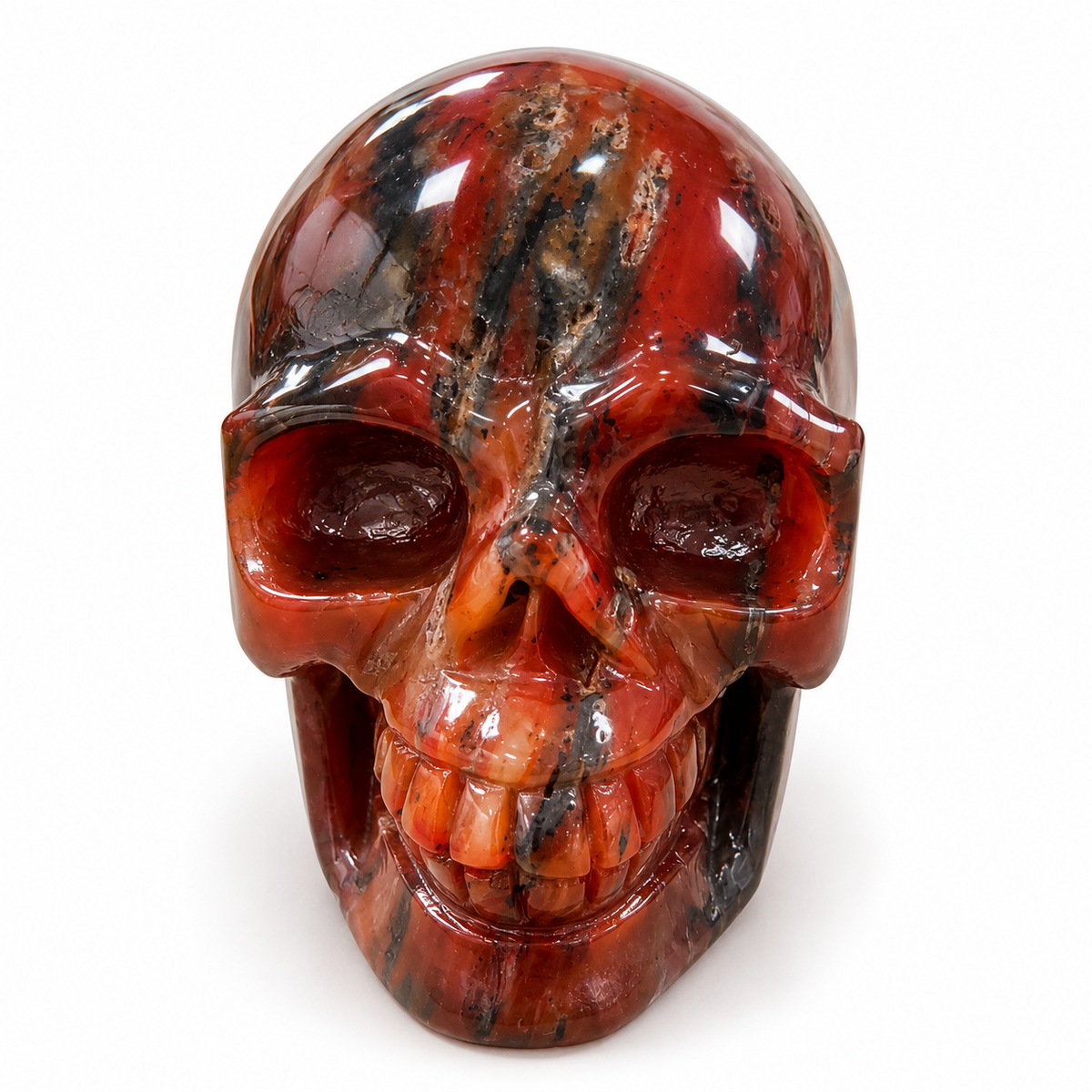 Carnelian skull
