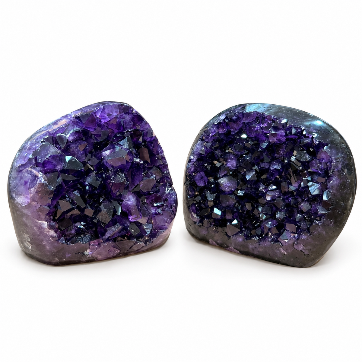 Top Quality Uruguayan Amethyst Polished Cutbase - Grape Jelly Color