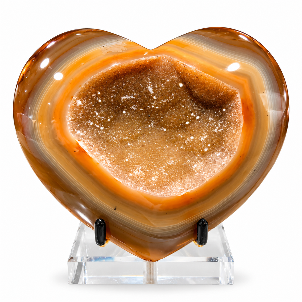 Carnelian Heart shape