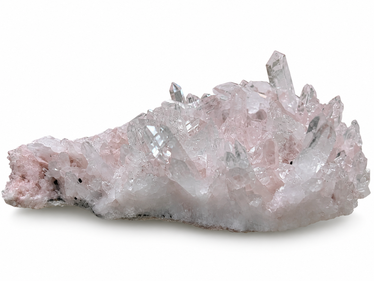Pink Lemurian Quartz Cluster