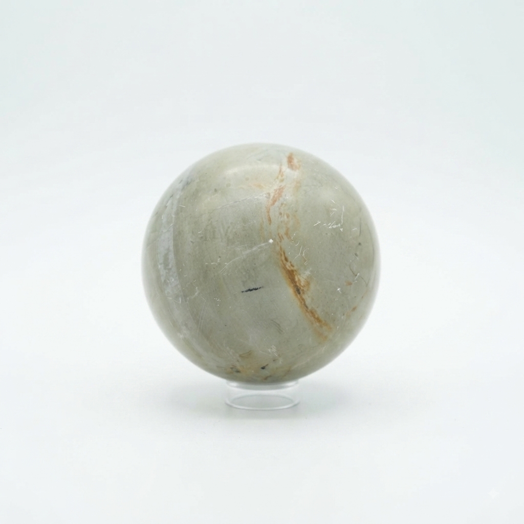 Green Jade Decorative Sphere