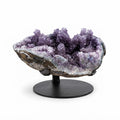 Amethyst Geode Bowl on Display Stand