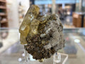 Pyrite and Yellow Calcite