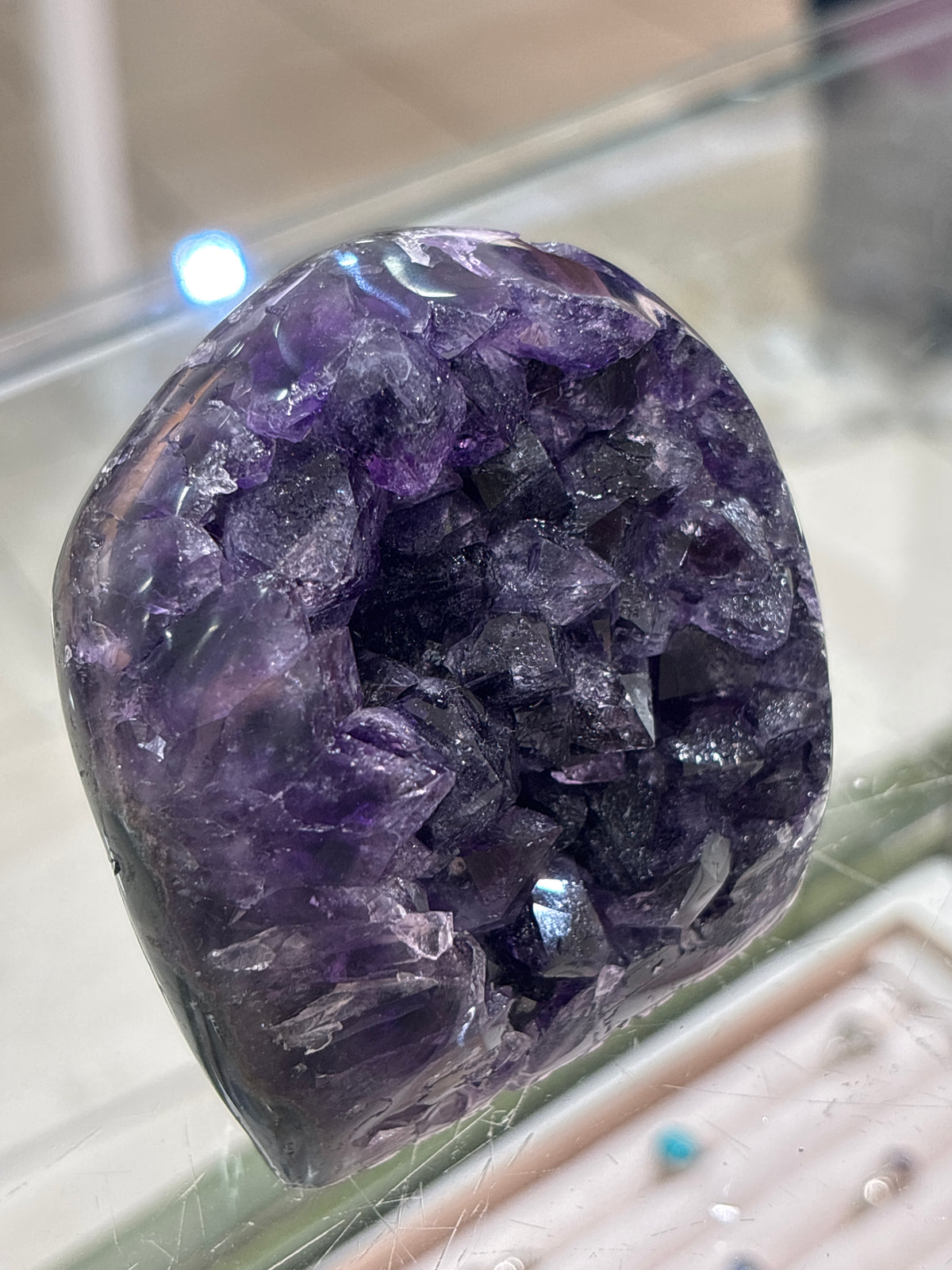 Premium Uruguayan Amethyst Polished Cut Base