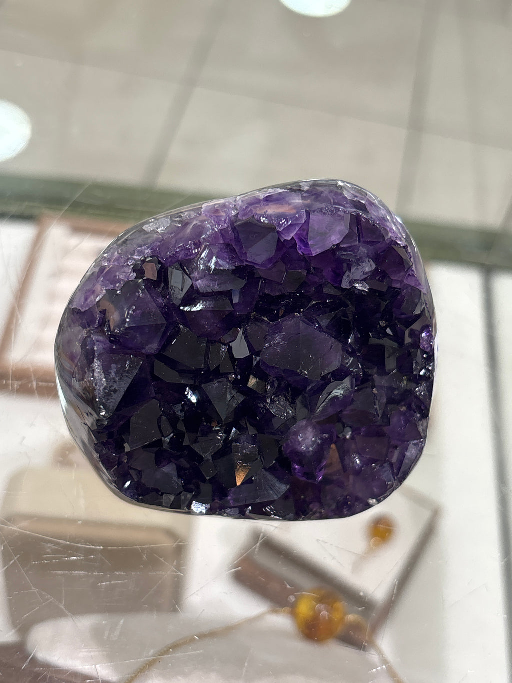 Premium Uruguayan Amethyst Polished Cut Base