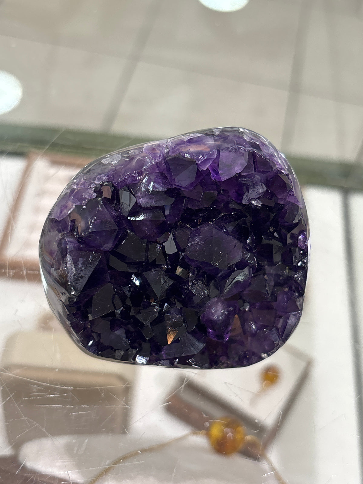 Premium Uruguayan Amethyst Polished Cut Base