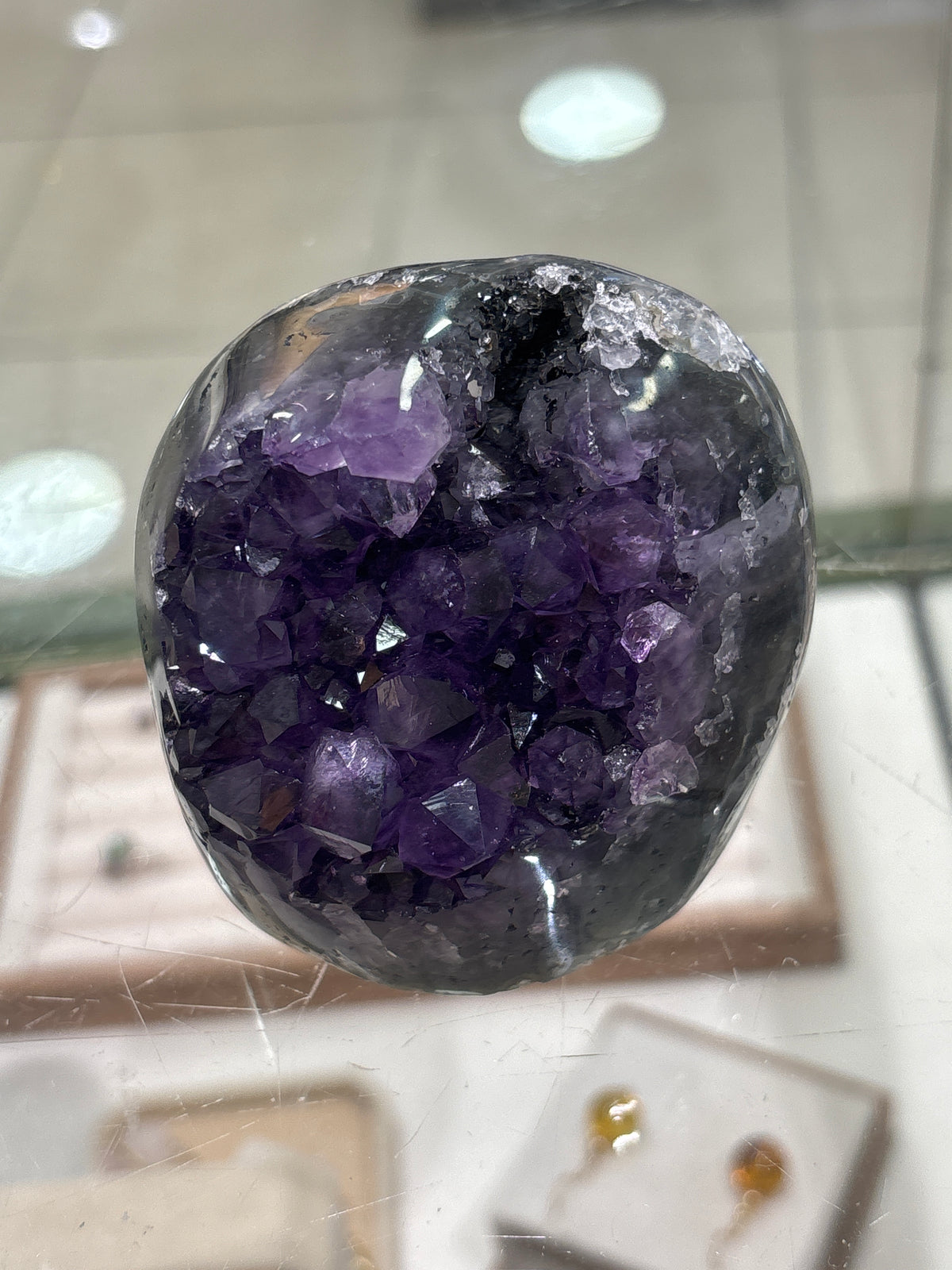 Premium Uruguayan Amethyst Polished Cut Base