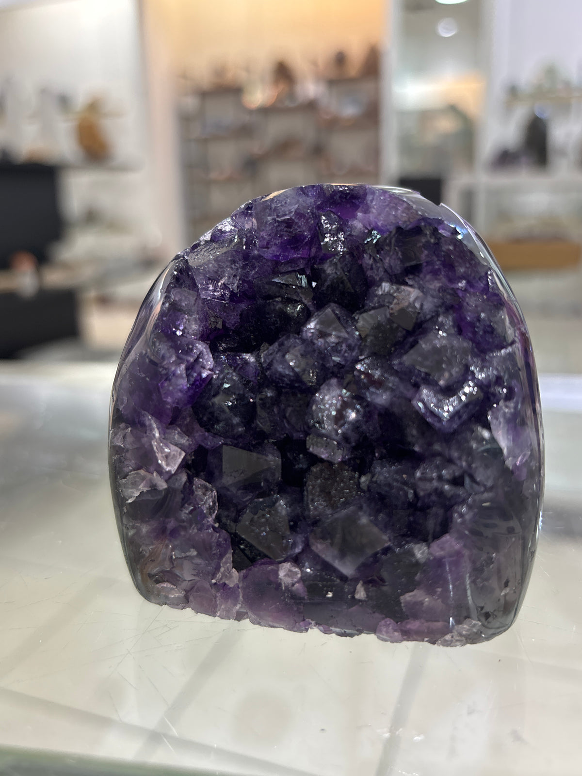 Premium Uruguayan Amethyst Polished Cut Base