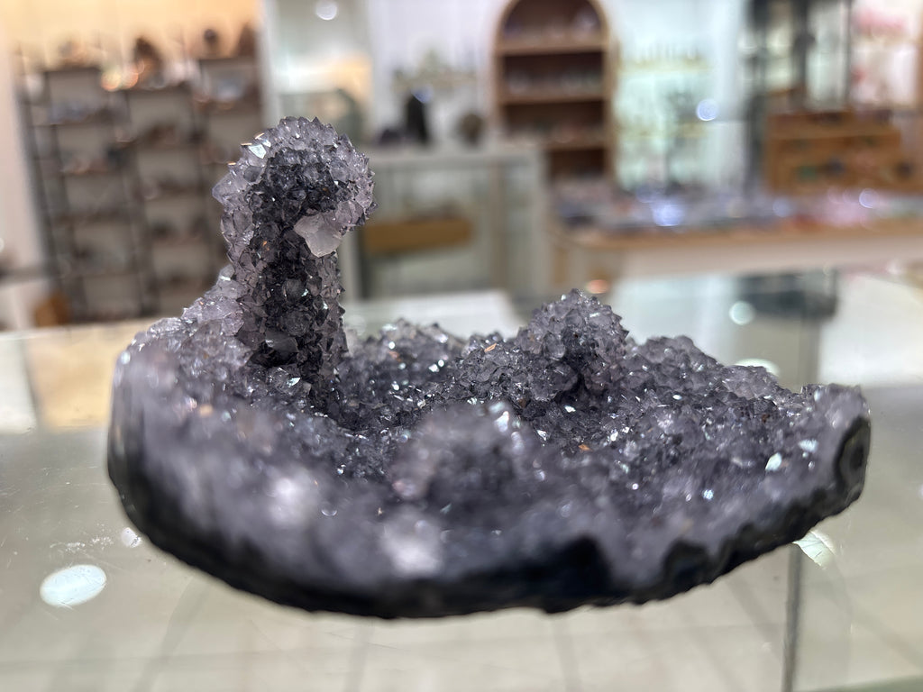 Premium Uruguayan Amethyst Polished Cut Base
