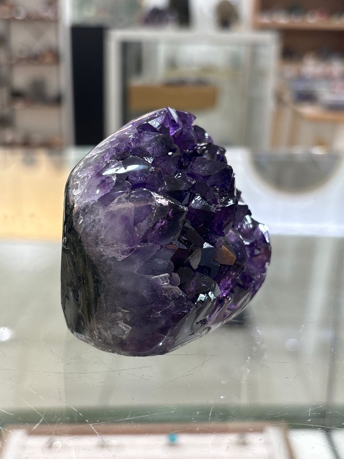 Premium Uruguayan Amethyst Polished Cut Base