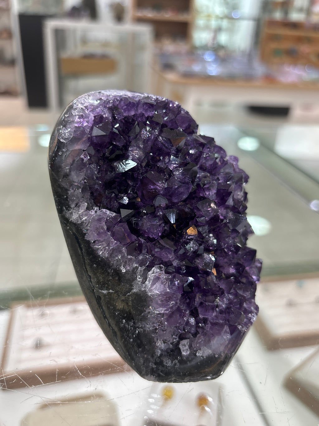 Premium Uruguayan Amethyst Polished Cut Base