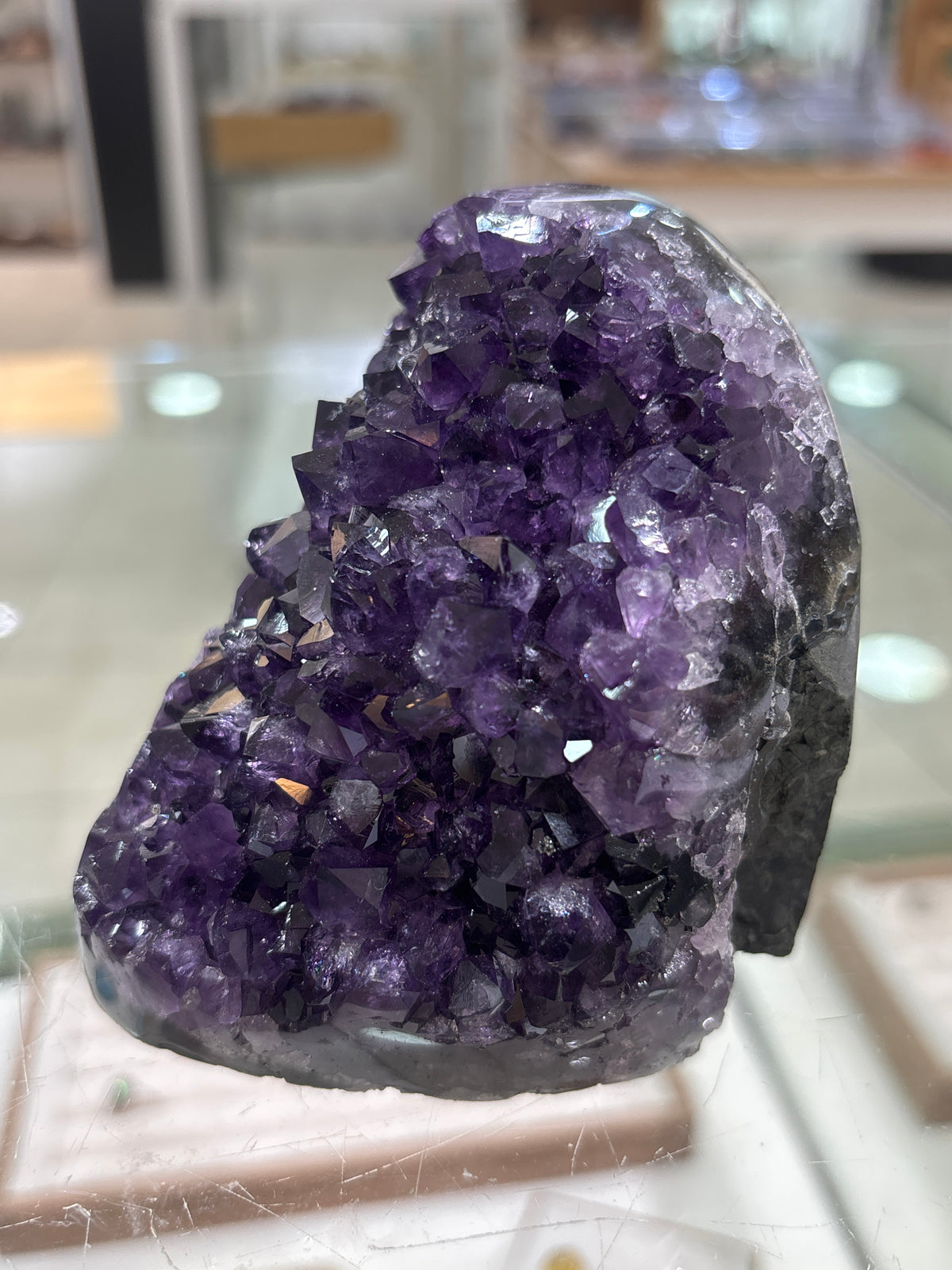Premium Uruguayan Amethyst Polished Cut Base