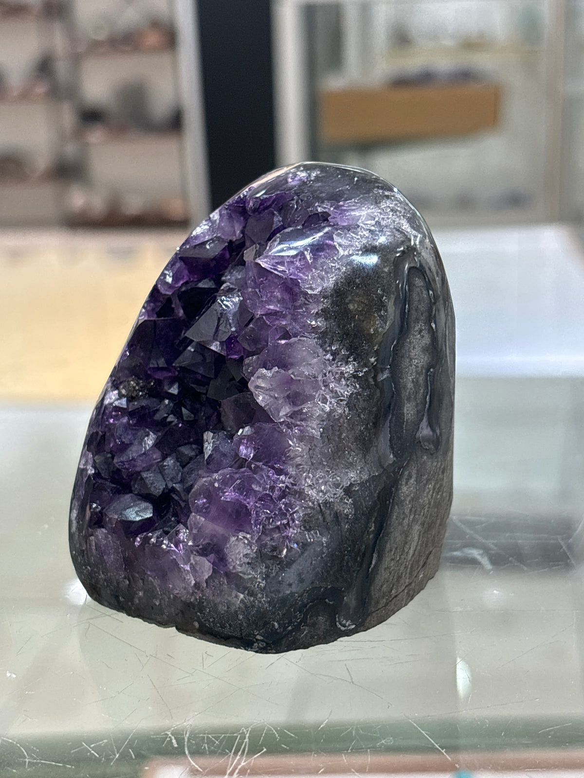Premium Uruguayan Amethyst Polished Cut Base