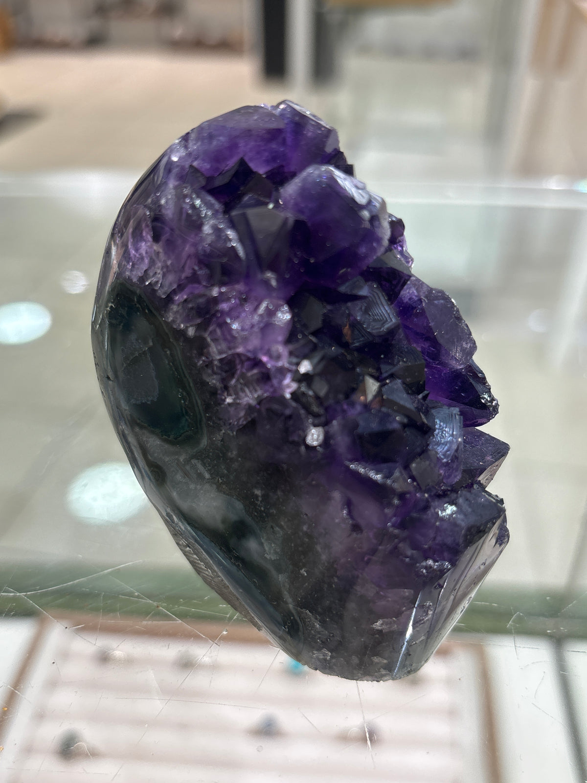 Premium Uruguayan Amethyst Polished Cut Base