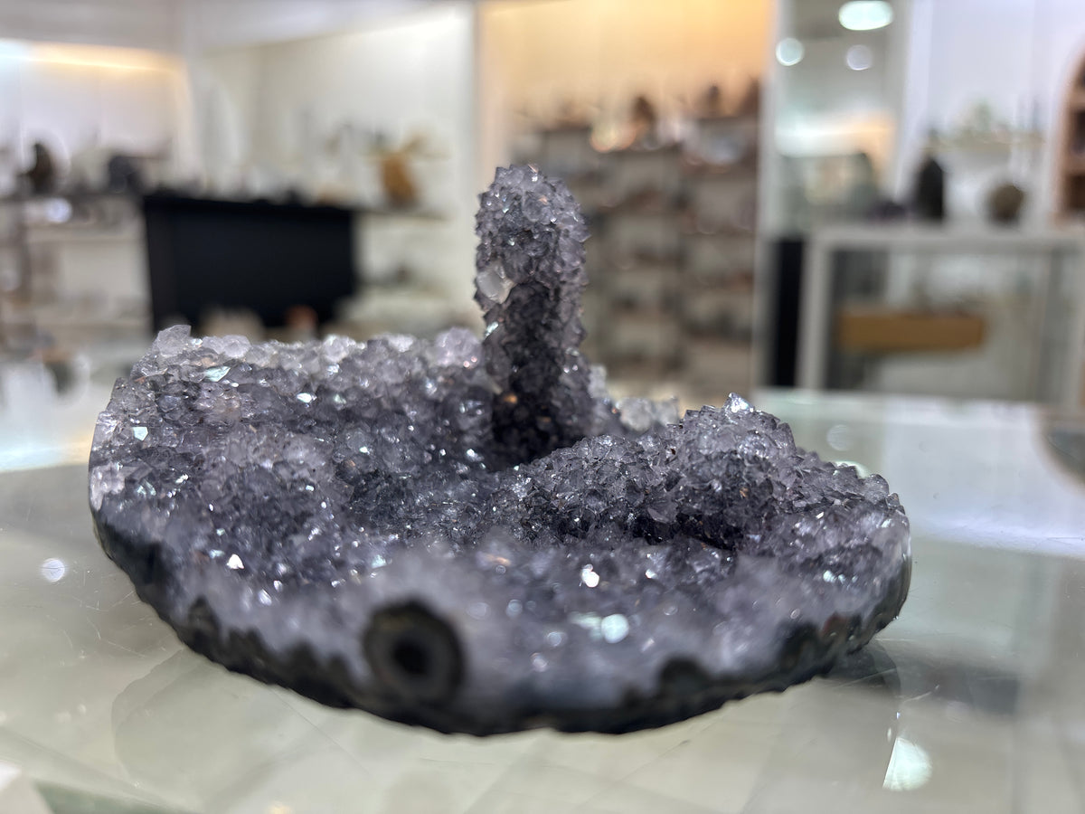 Premium Uruguayan Amethyst Polished Cut Base