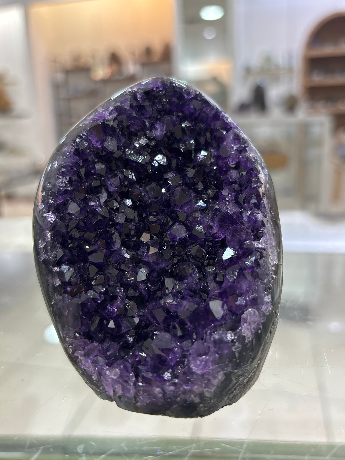 Premium Uruguayan Amethyst Polished Cut Base