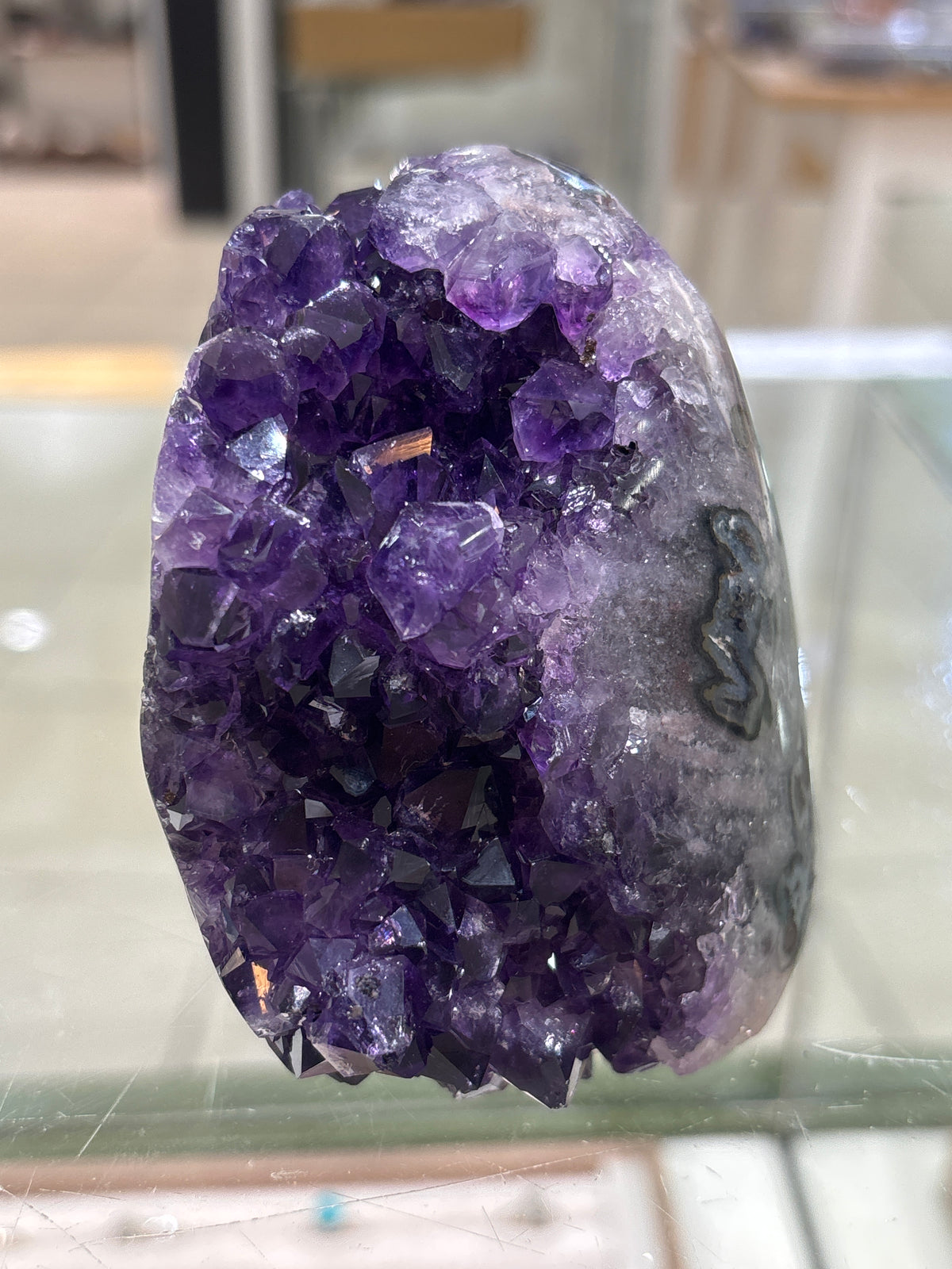 Premium Uruguayan Amethyst Polished Cut Base