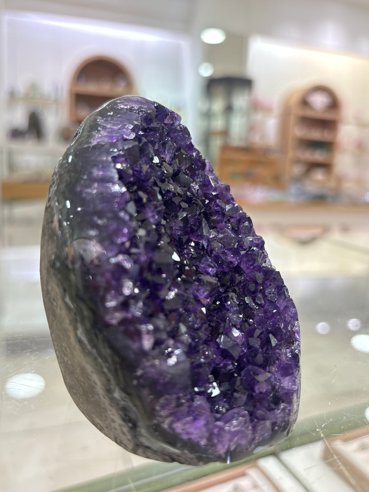 Premium Uruguayan Amethyst Polished Cut Base