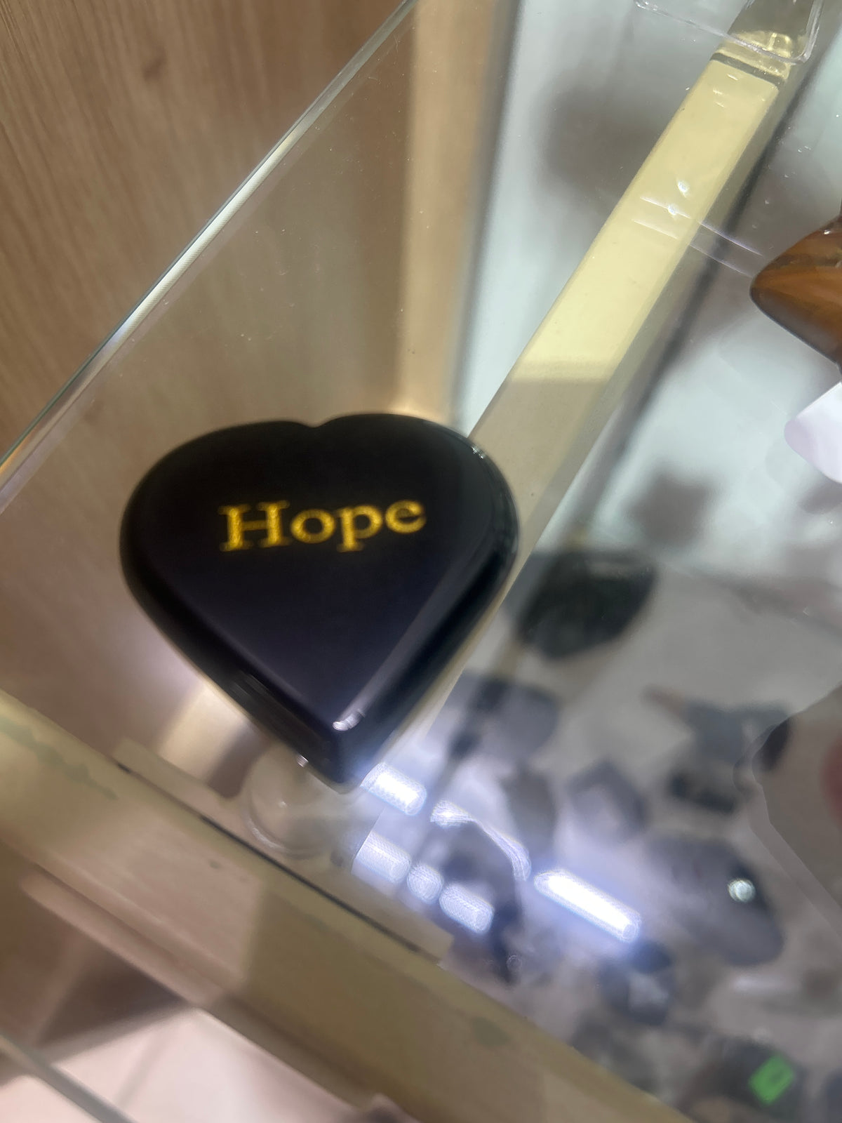 Black Obsidian Hope Heart