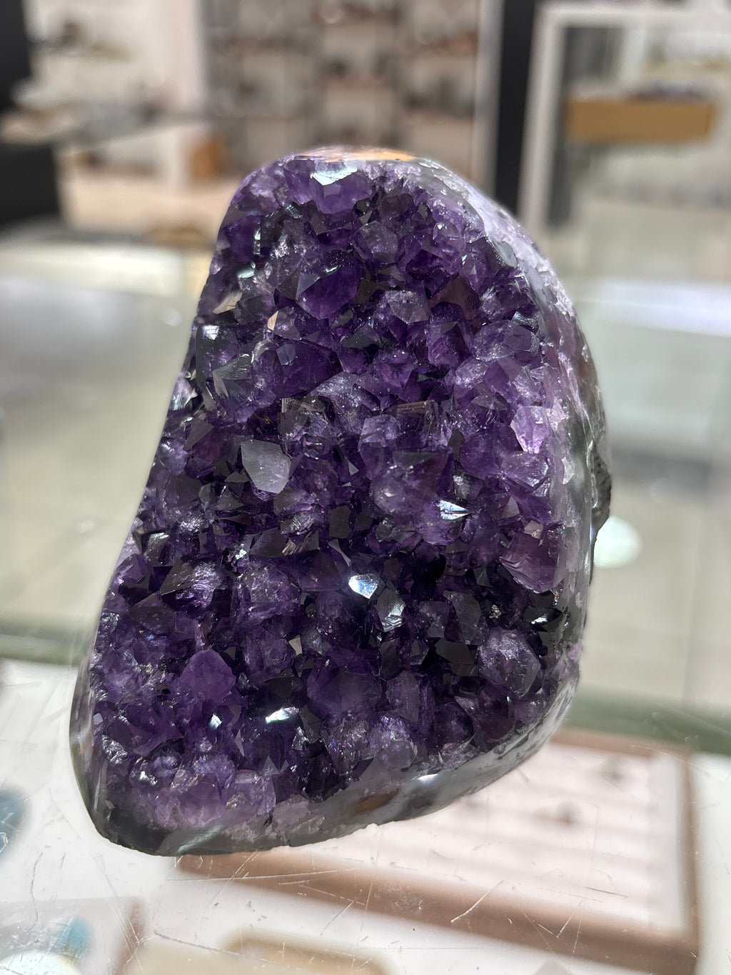 Premium Uruguayan Amethyst Polished Cut Base
