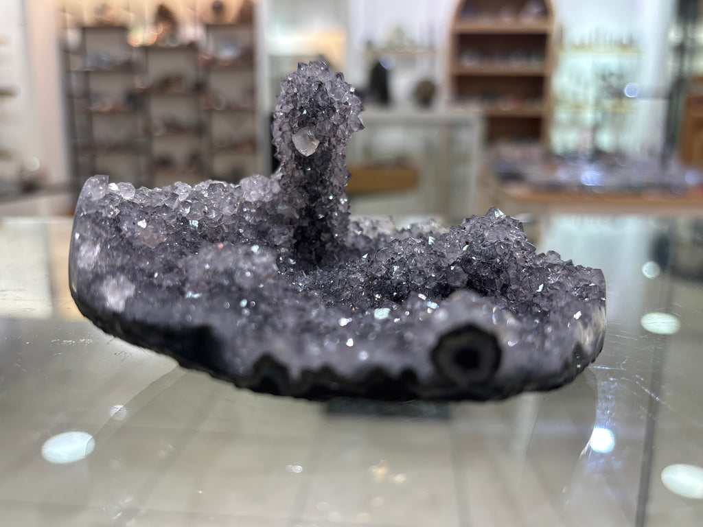 Premium Uruguayan Amethyst Polished Cut Base