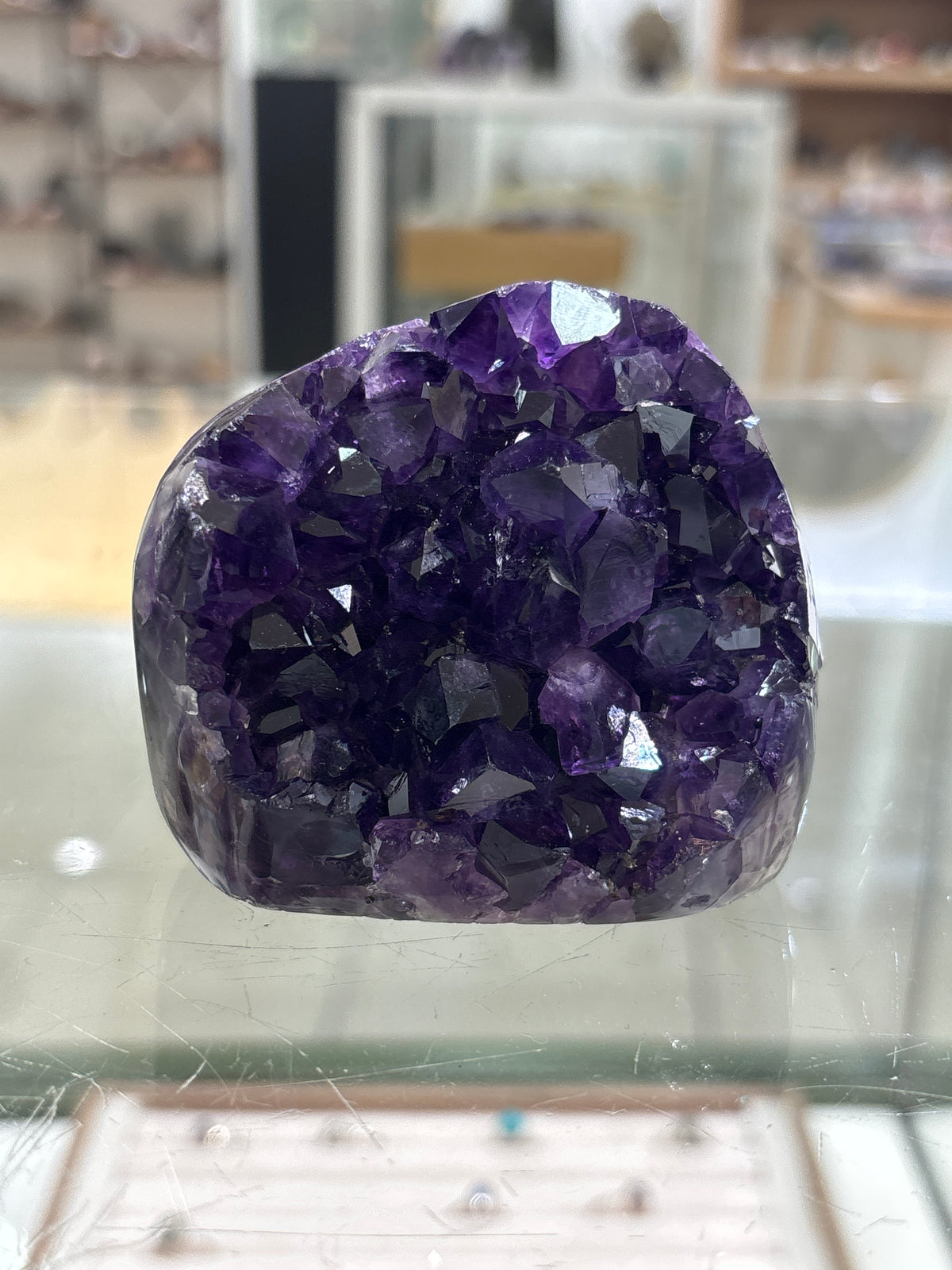 Premium Uruguayan Amethyst Polished Cut Base