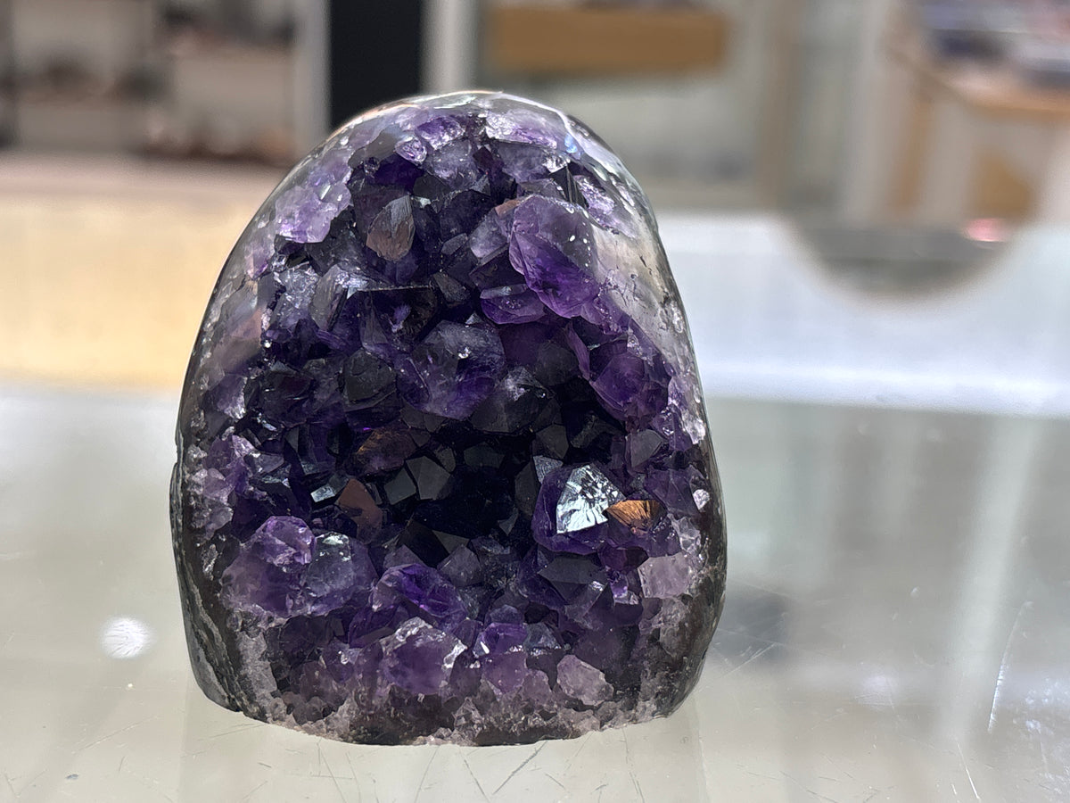 Premium Uruguayan Amethyst Polished Cut Base