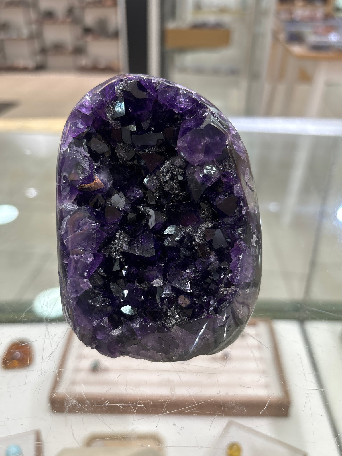 Premium Uruguayan Amethyst Polished Cut Base