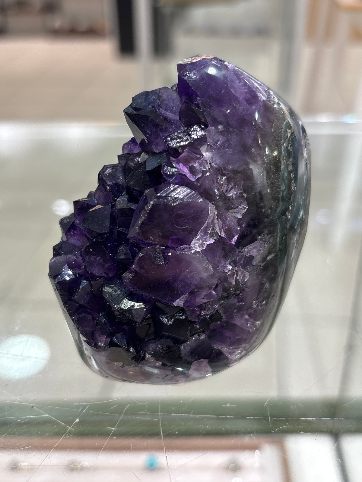 Premium Uruguayan Amethyst Polished Cut Base