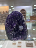 Top Quality Uruguayan Amethyst Polished Cutbase - Grape Jelly Color
